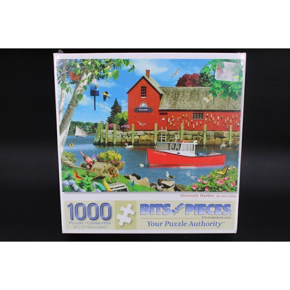 Bits and Pieces Puzzle HEAVENLY HARBOR 1000 PC COMPLETE